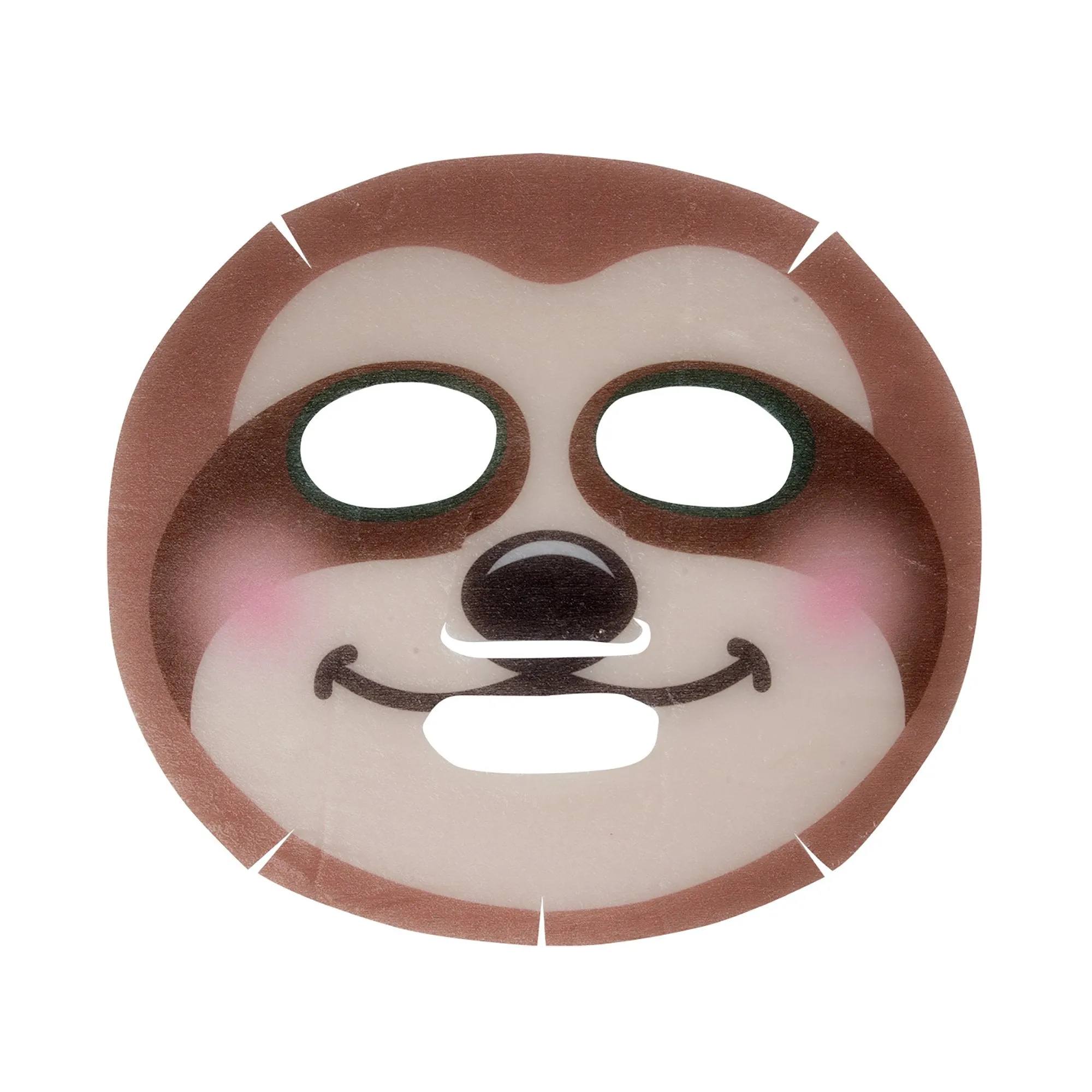Slow Down, Skin! Animated Sloth Face Mask - Renewing Rose