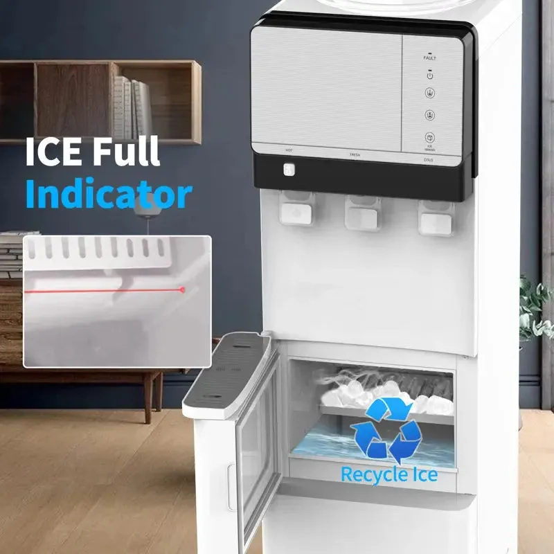 Soopyk White Free Standing Top Loading Electric Water Dispenser