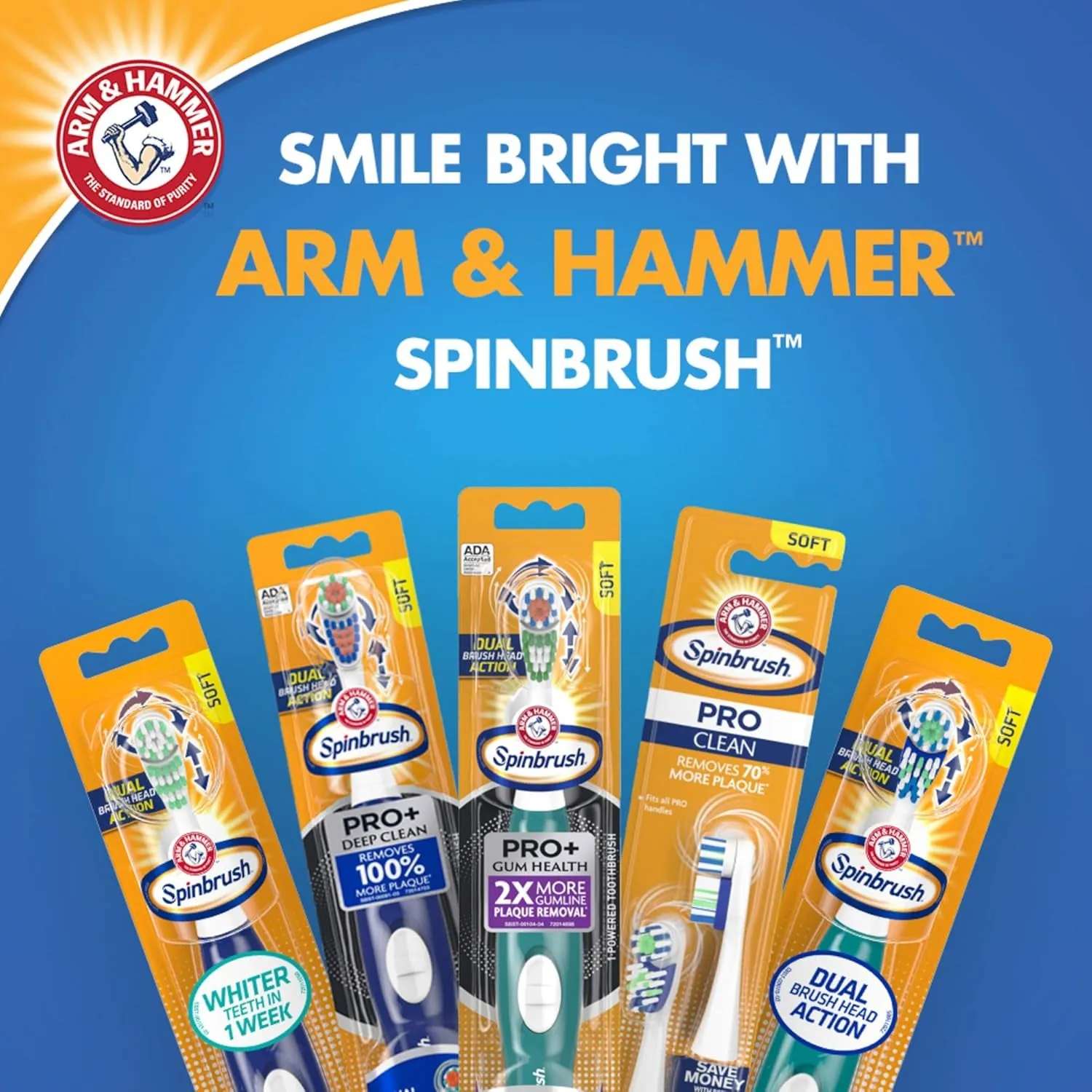 Spinbrush PRO  Gum Health Powered Toothbrush, 1 Count