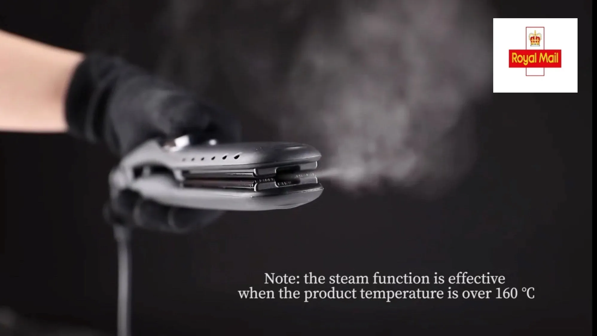 Steam Hair Straightener - Ceramic Plates with Flat Irons