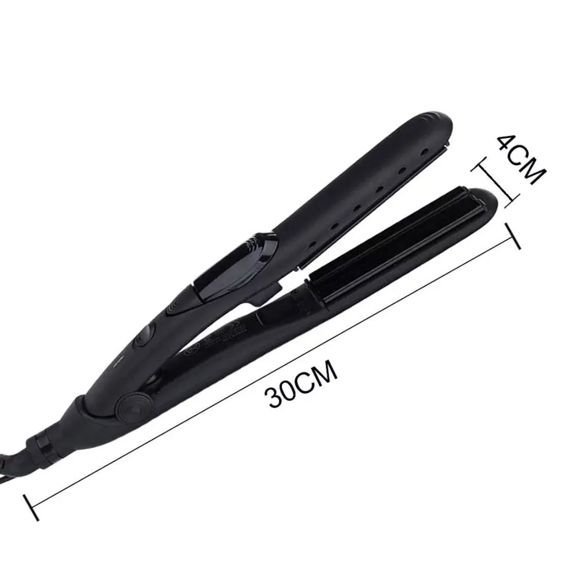 Steam Hair Straightener - Ceramic Plates with Flat Irons