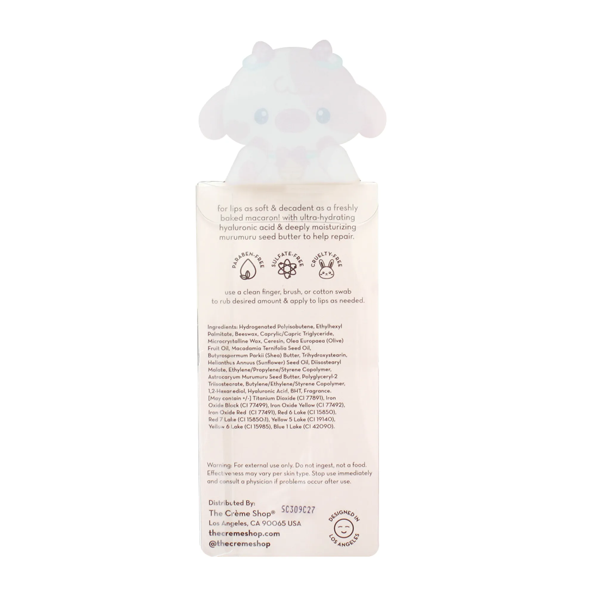 Strawberry Cow Macaron