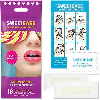 Sweet Ease Face Waxing Kit - 16s