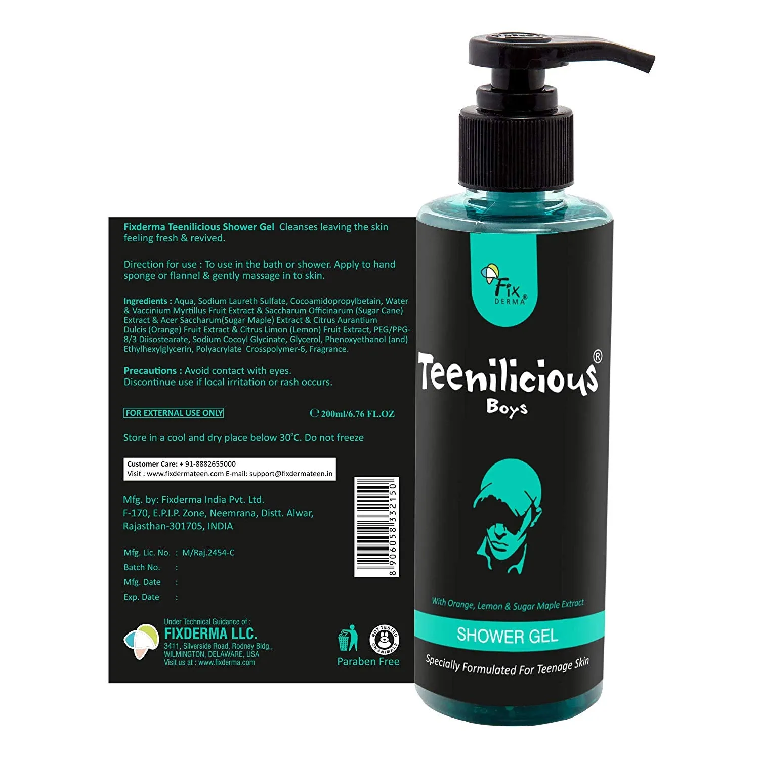 Teenilicious Shower Gel for Boys 200ml