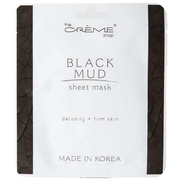 The Creme Shop Black Mud Sheet Mask
