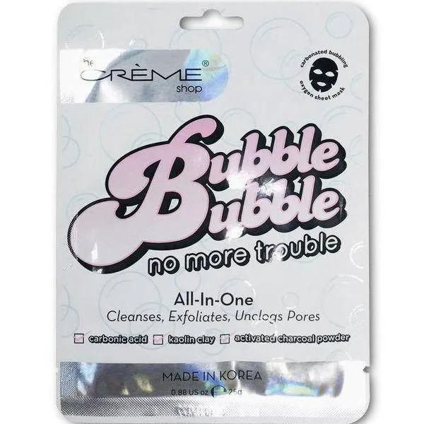 The Creme Shop Bubble Bubble No More Trouble Korean Sheet Mask