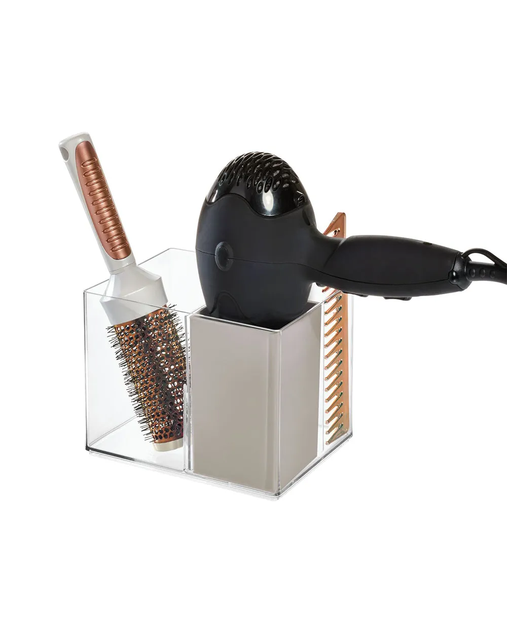 The Home Edit Hair Tool Holder Clear & Grey