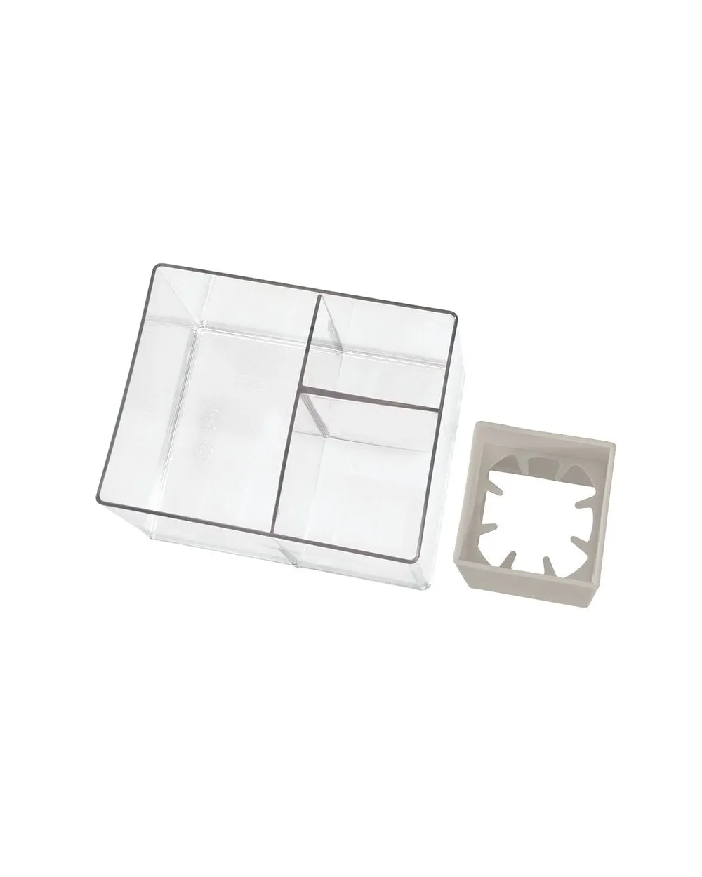 The Home Edit Hair Tool Holder Clear & Grey