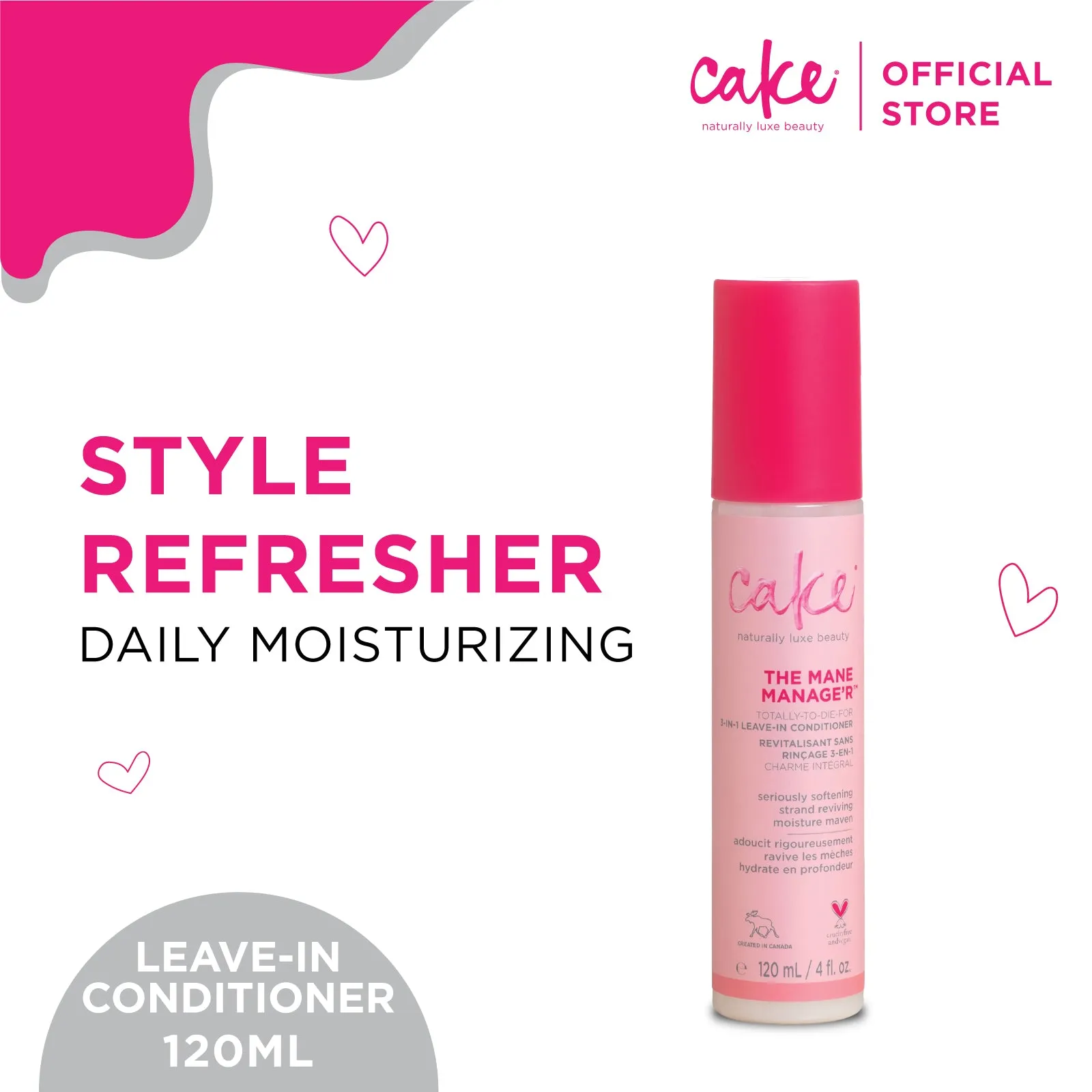 The Mane Manage'r 3-in-1 Leave-In Hair Conditioner 120ml