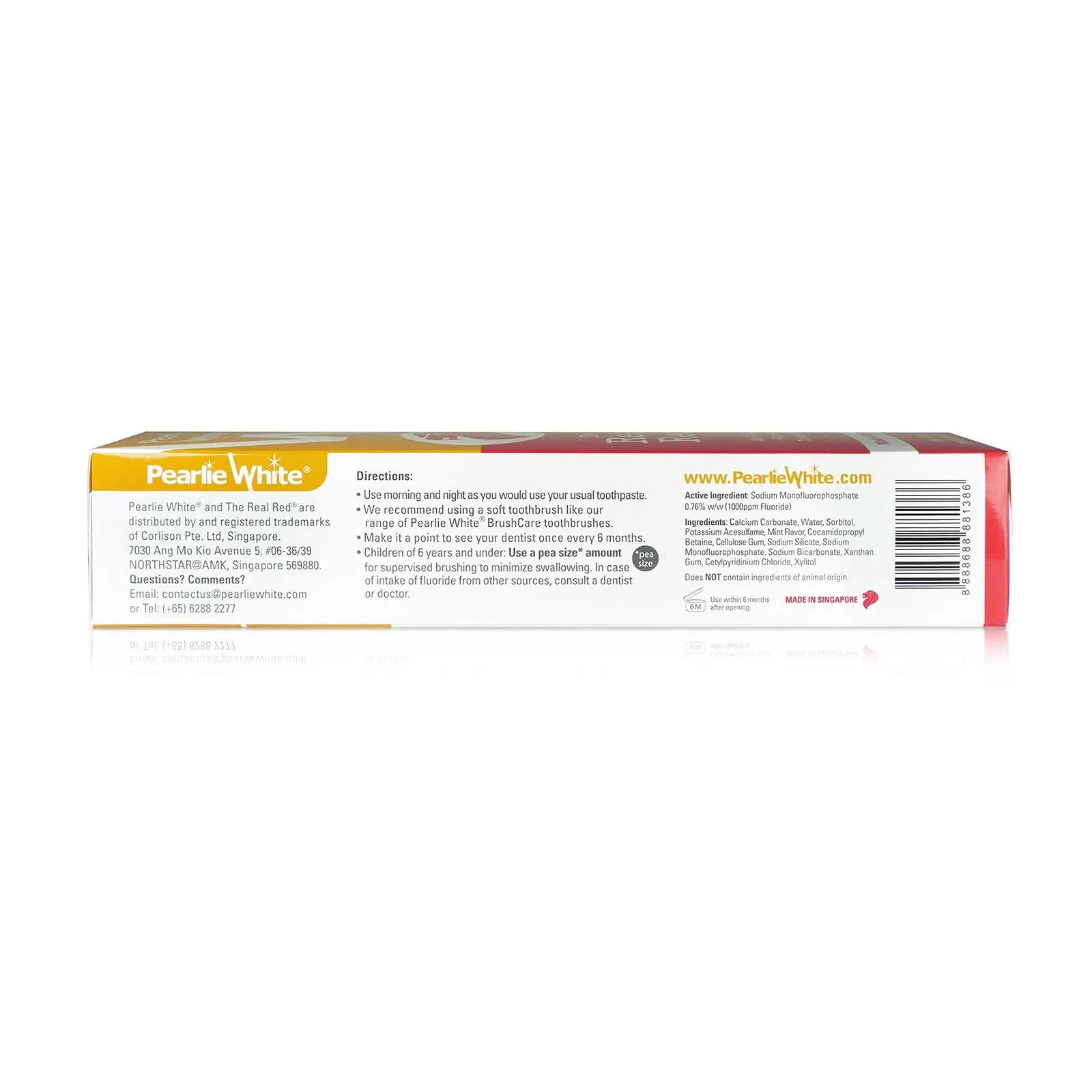 The Real Red® Anti-Cavity | Fluoride Toothpaste 138gm