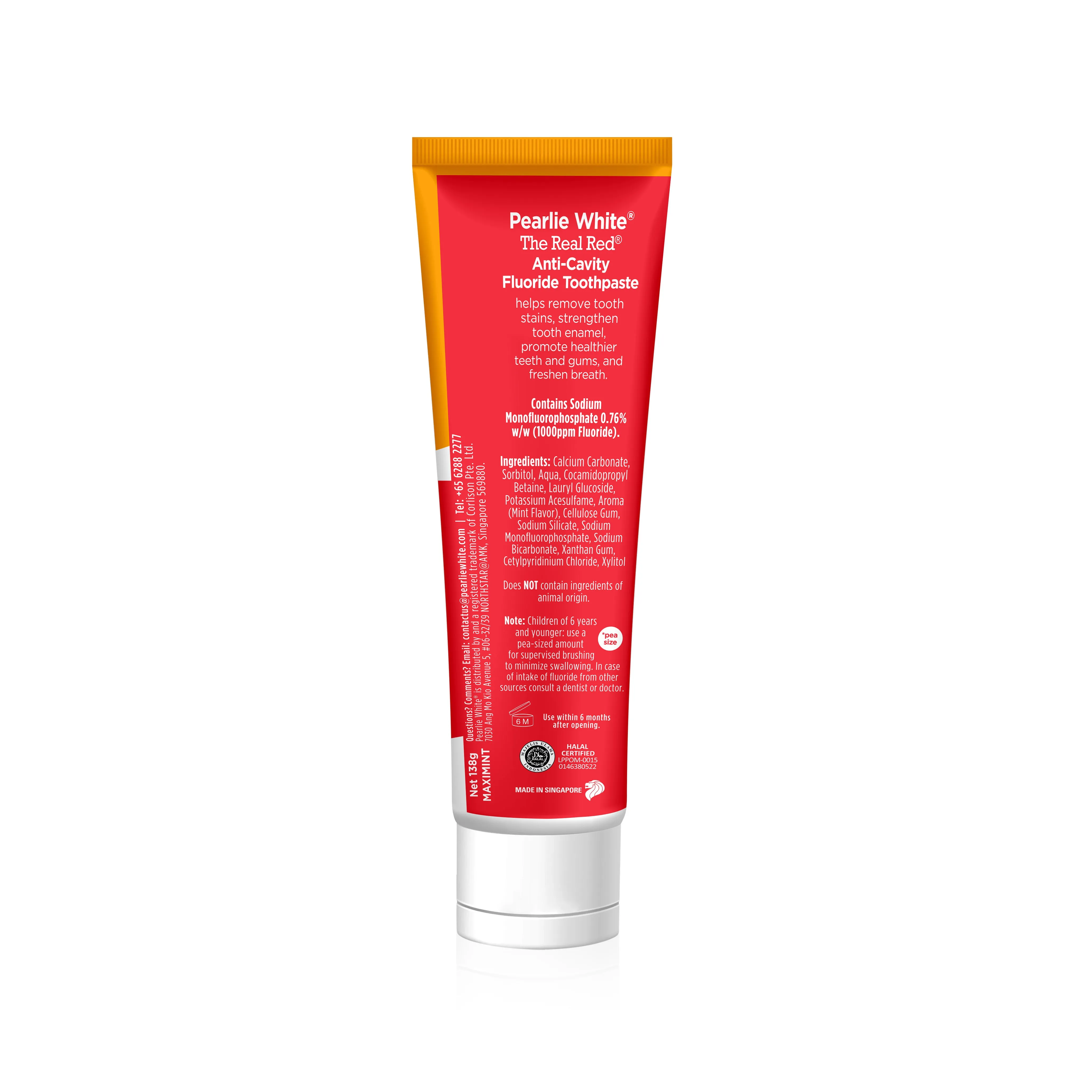 The Real Red® Anti-Cavity Fluoride Toothpaste 175gm