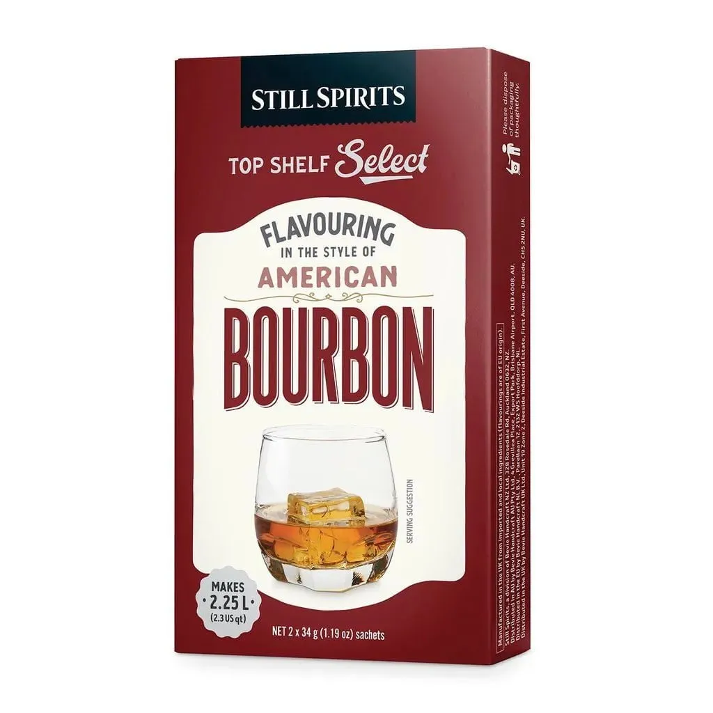 Top Shelf Select Bourbon American Bourbon Essence (2 x 1.125L Sachets)