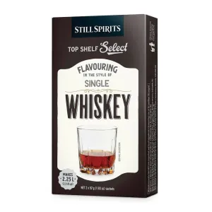 Top Shelf Select Whiskey Single Whisky Essence (2 x 1.125L Sachets)