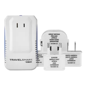 TRAVEL SMART® BY CONAIR CONVERT-IT-ALL CONVERTER AND WORLDWIDE ADAPTER SET