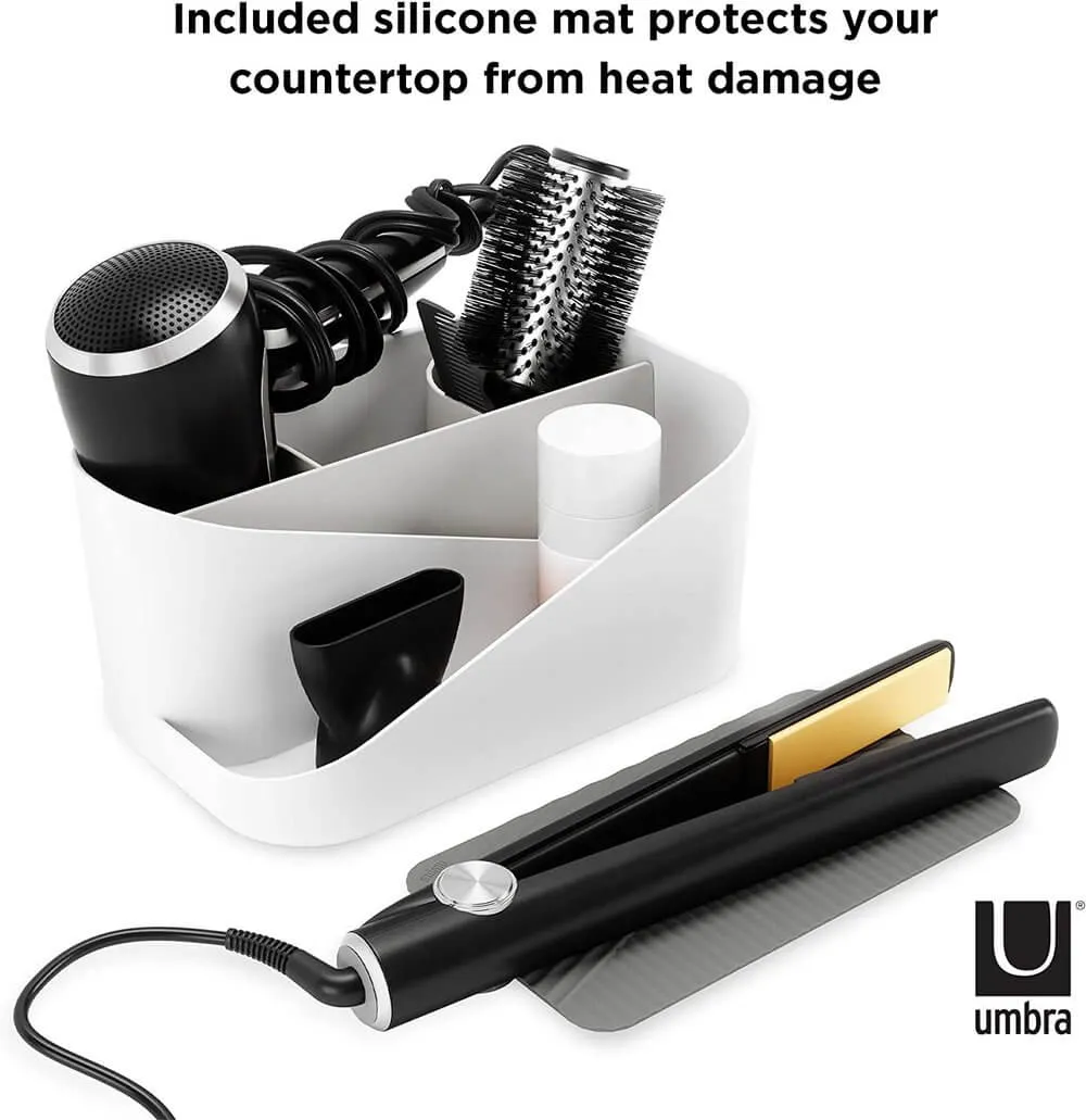 Umbra Glam Hair Tool Organiser White