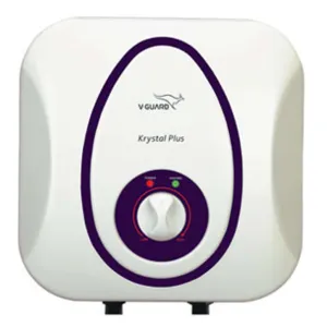 V-Guard Krystal Plus Electric Storage Water Heater 15 Litre 2000W White