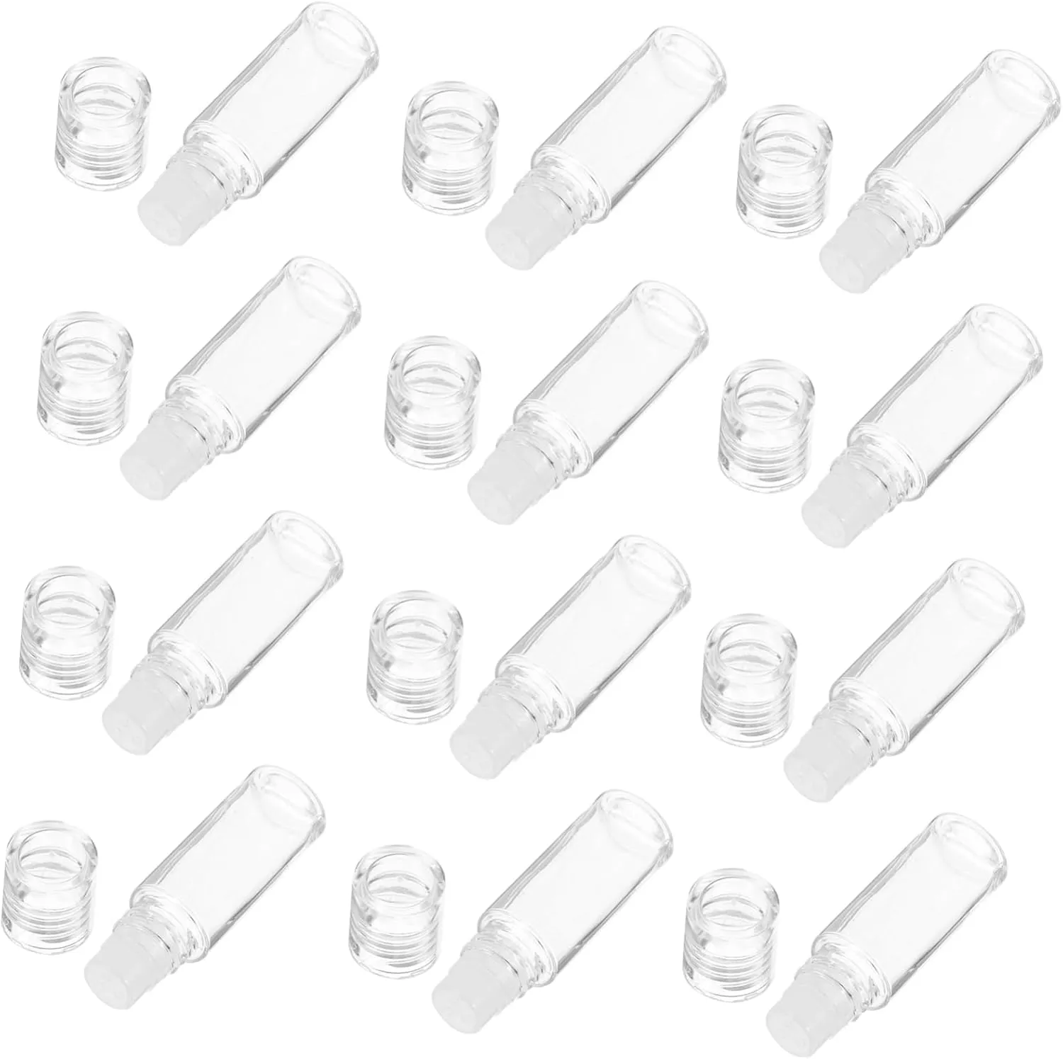 VALICLUD Loose Powder Container Set 20pcs Empty Makeup Containers Lids for Diy Cosmetics Refillable Powder Bottle