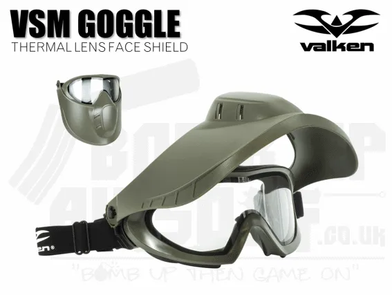 VALKEN VSM THERMAL FACE SHEILD - OD GREEN