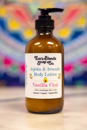 Vanilla Chai Tea | Jojoba & Avocado Body Lotion | Daily Hydration