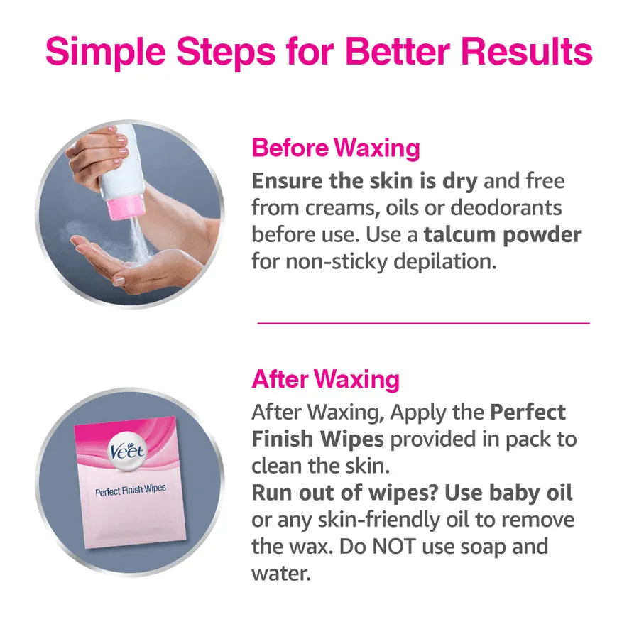 Veet Full Body Waxing Strips Sensitive Skin (20 strips)