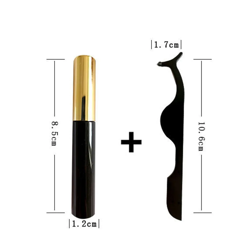 VenusFox Free Shipping Magnet Eyelashes Natural Set Glue-Free Magnetic 1 Liquid 5 Pairs Handmade Stereo Eyelashes Factory Direct Sales