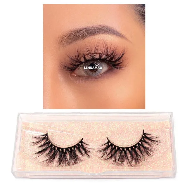 VenusFox Makeup Mink Eyelashes 100% Cruelty free Handmade 3D Mink Lashes Full Strip Lashes Soft False Eyelashes Makeup Lashes