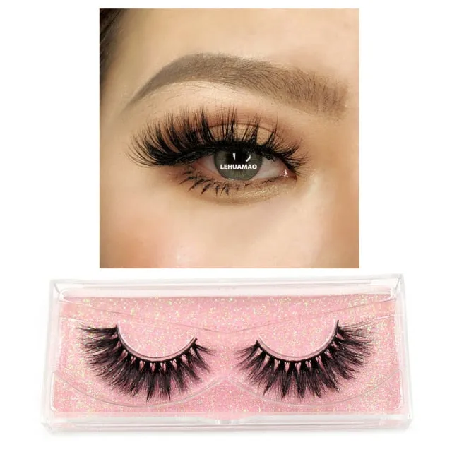 VenusFox Makeup Mink Eyelashes 100% Cruelty free Handmade 3D Mink Lashes Full Strip Lashes Soft False Eyelashes Makeup Lashes