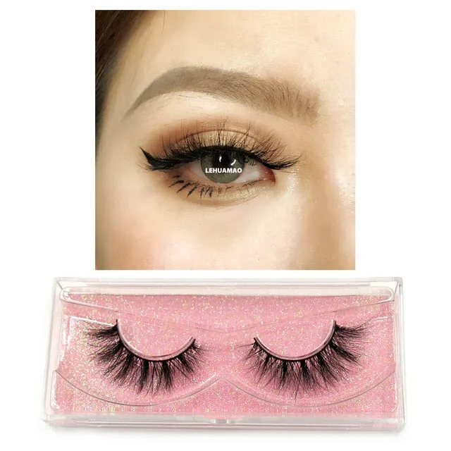 VenusFox Makeup Mink Eyelashes 100% Cruelty free Handmade 3D Mink Lashes Full Strip Lashes Soft False Eyelashes Makeup Lashes