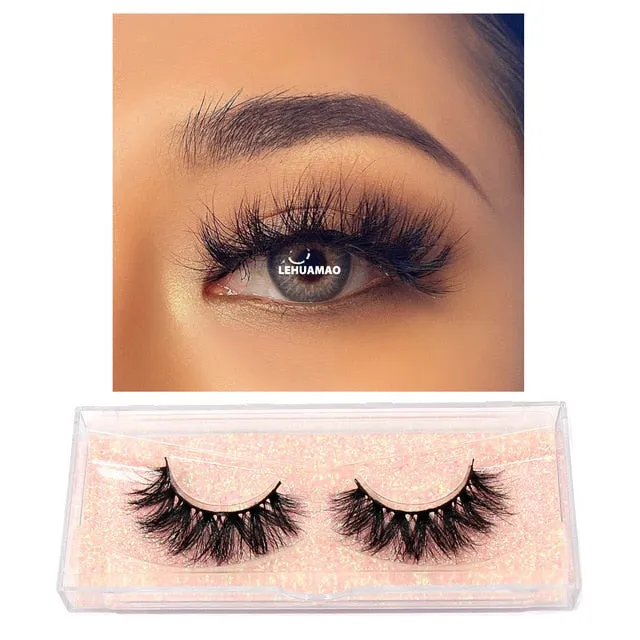 VenusFox Makeup Mink Eyelashes 100% Cruelty free Handmade 3D Mink Lashes Full Strip Lashes Soft False Eyelashes Makeup Lashes