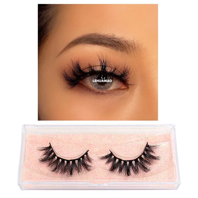 VenusFox Makeup Mink Eyelashes 100% Cruelty free Handmade 3D Mink Lashes Full Strip Lashes Soft False Eyelashes Makeup Lashes