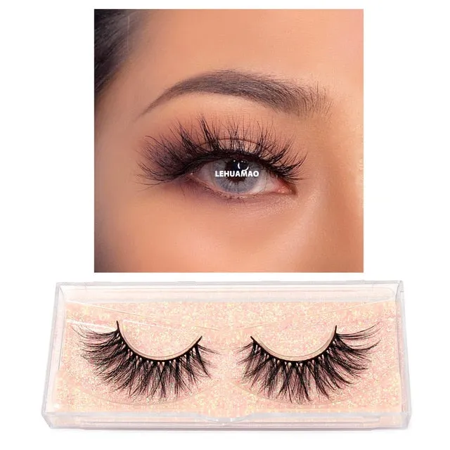 VenusFox Makeup Mink Eyelashes 100% Cruelty free Handmade 3D Mink Lashes Full Strip Lashes Soft False Eyelashes Makeup Lashes