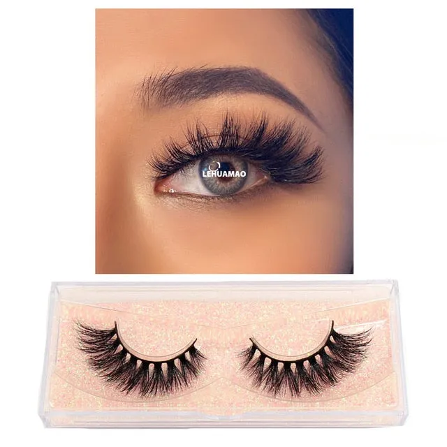 VenusFox Makeup Mink Eyelashes 100% Cruelty free Handmade 3D Mink Lashes Full Strip Lashes Soft False Eyelashes Makeup Lashes