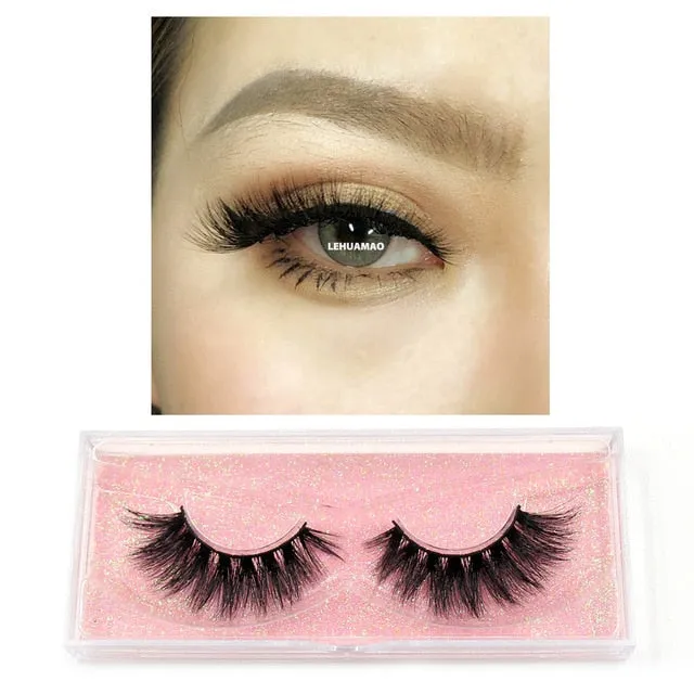 VenusFox Makeup Mink Eyelashes 100% Cruelty free Handmade 3D Mink Lashes Full Strip Lashes Soft False Eyelashes Makeup Lashes