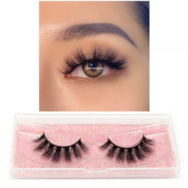 VenusFox Makeup Mink Eyelashes 100% Cruelty free Handmade 3D Mink Lashes Full Strip Lashes Soft False Eyelashes Makeup Lashes
