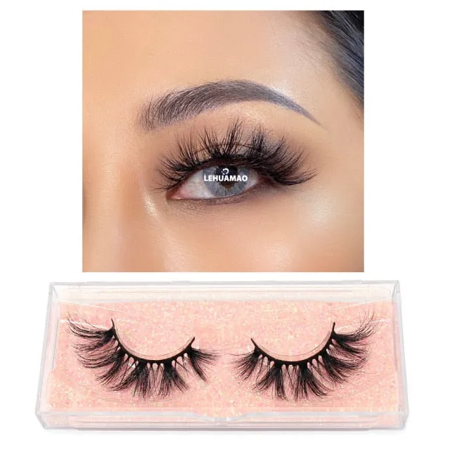 VenusFox Makeup Mink Eyelashes 100% Cruelty free Handmade 3D Mink Lashes Full Strip Lashes Soft False Eyelashes Makeup Lashes