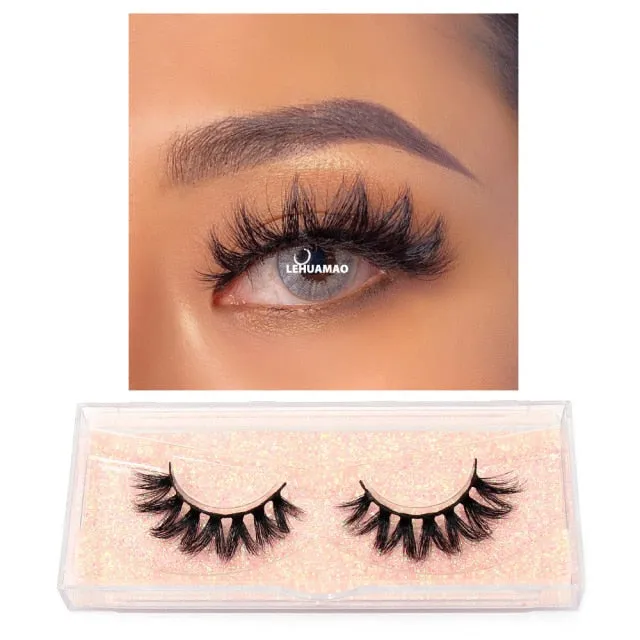 VenusFox Makeup Mink Eyelashes 100% Cruelty free Handmade 3D Mink Lashes Full Strip Lashes Soft False Eyelashes Makeup Lashes