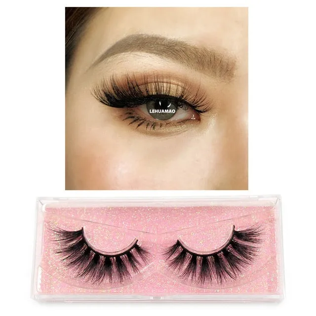 VenusFox Makeup Mink Eyelashes 100% Cruelty free Handmade 3D Mink Lashes Full Strip Lashes Soft False Eyelashes Makeup Lashes
