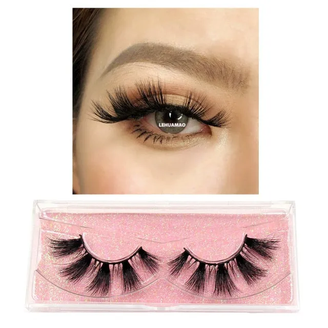 VenusFox Makeup Mink Eyelashes 100% Cruelty free Handmade 3D Mink Lashes Full Strip Lashes Soft False Eyelashes Makeup Lashes