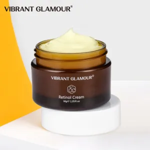 VIBRANT GLAMOUR Retinol Face Cream Firming Lifting Anti-Aging Remove Wrinkle Whitening Brightening Moisturizing Facial Skin Care