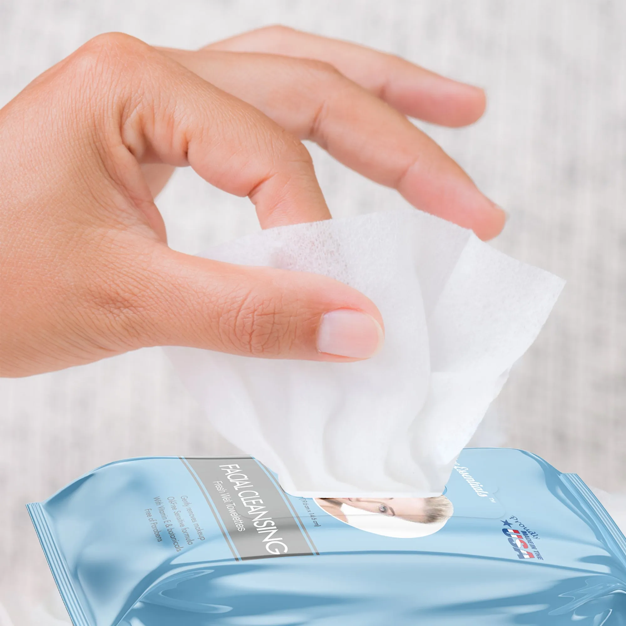 Wipeessentials Oil Free Facial Cleansing Wipes 30ct pouch
