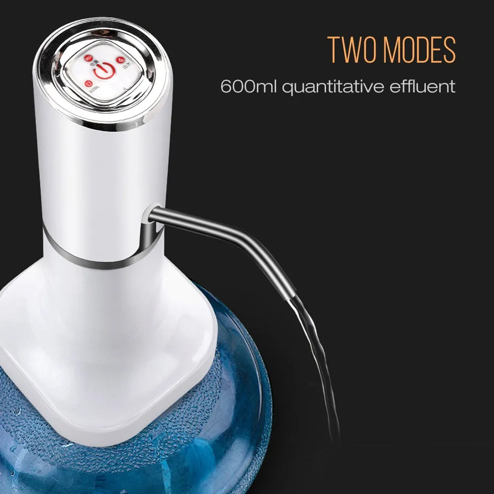 Wireless Water Bottle Pump Dispenser  USB Charge