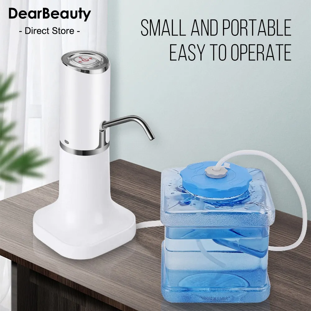 Wireless Water Bottle Pump Dispenser  USB Charge